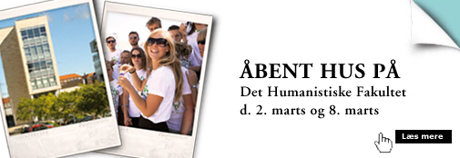 Kom til åbent hus på Det Humanistiske Fakultet