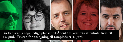 Efteruddannelse på Åbent Universitet: Der er stadig ledige pladser